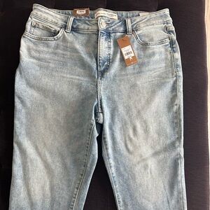 Light Wash Straight Jeans
